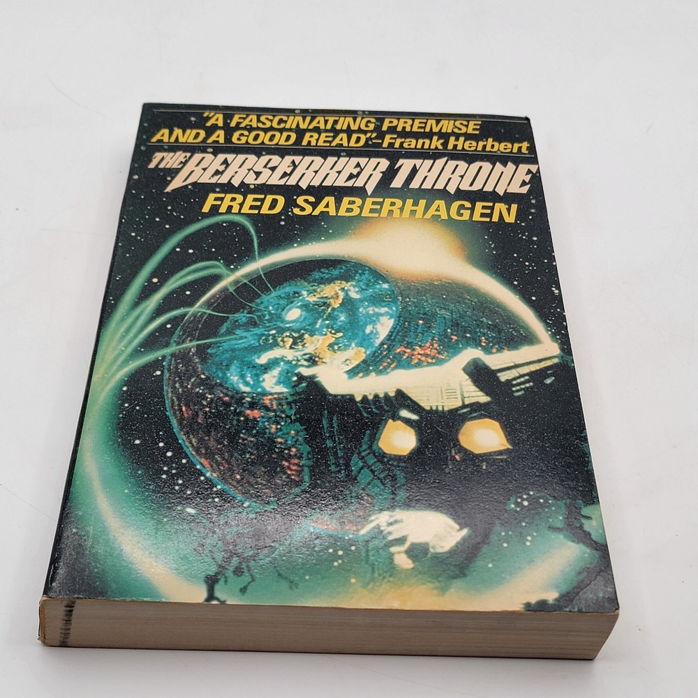 Fred Saberhagen The Berserker Throne Paperback 1985 Sci-Fi Fireside Good